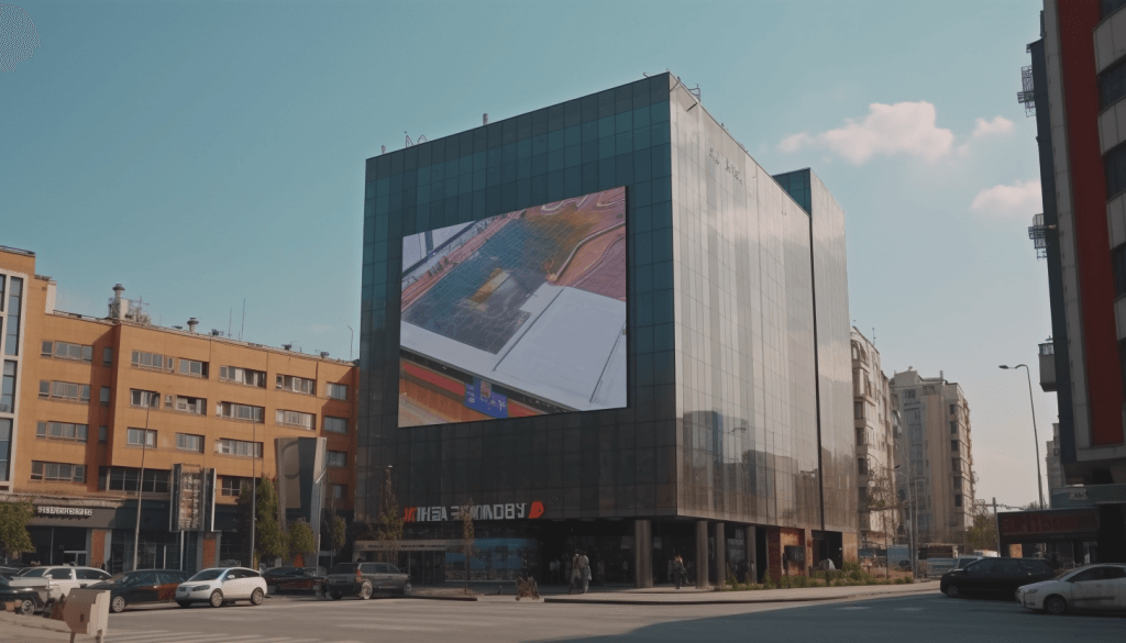Производство видеороликов для показа на городских экранах